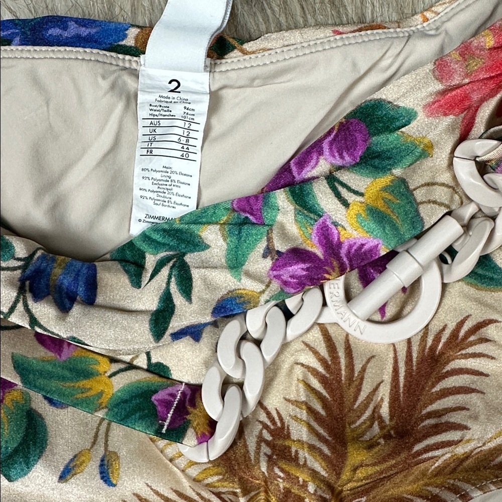 Zimmermann Floral Multicolor Bikini - Picture 15 of 16